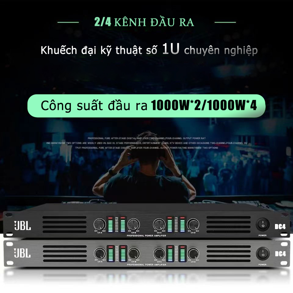 JBL DC2 DC4 Cục đẩy công suất 2 kênh 4 kênh