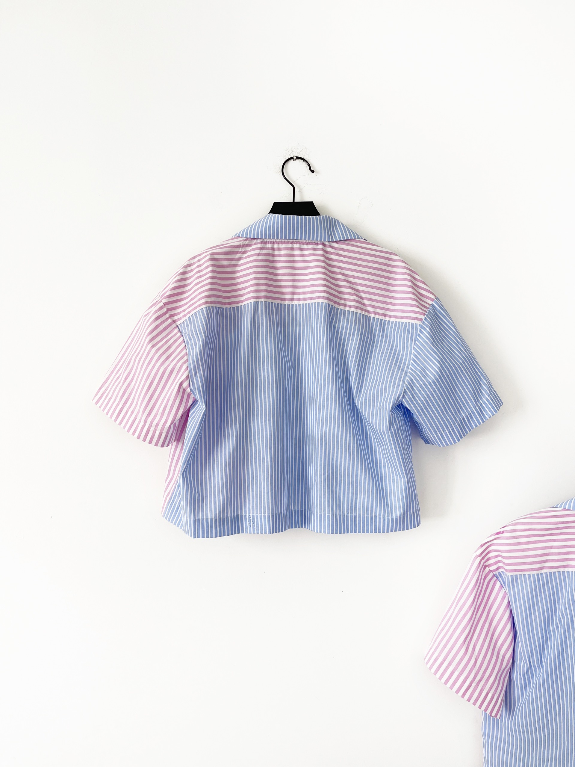 AfterBefore | Áo Somi crop phối viền nhiều màu
