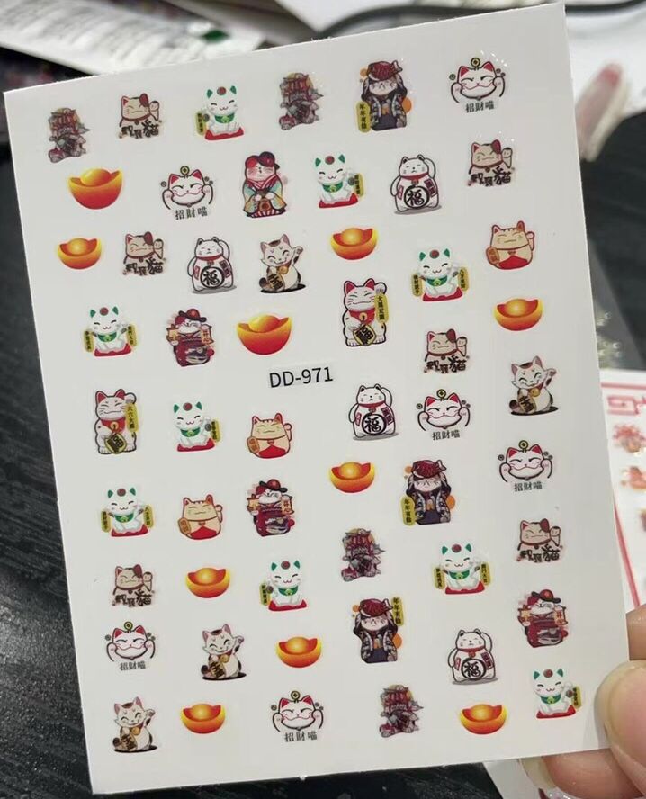 Sticker Tết Trang Trí Dán Móng - Mini Nails