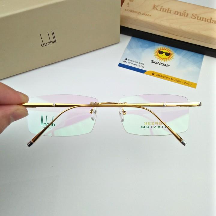 Gọng kính cận titanium mạ vàng duhil TT16