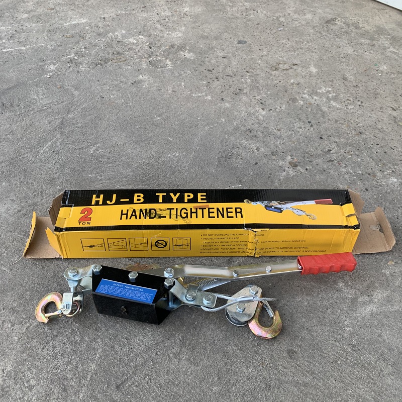 Pa lăng cáp lắc tay 1 tấn -2 tấn cáp 1,5 mét.