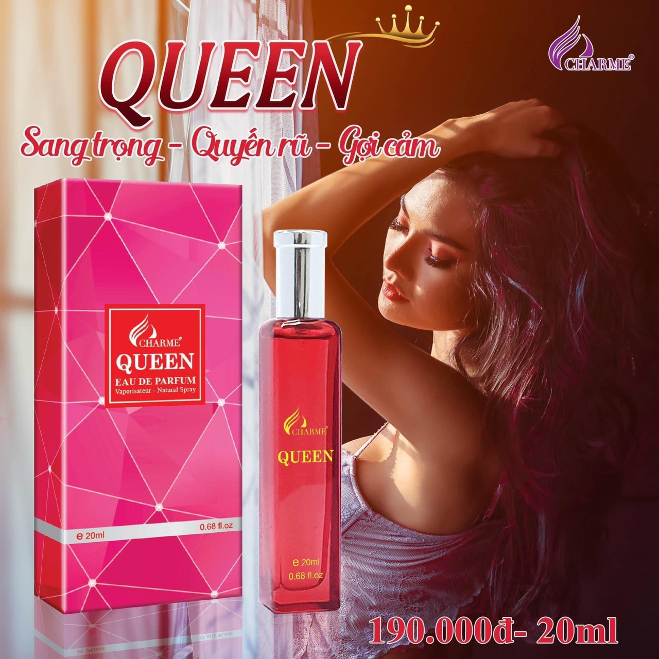 Nước hoa 20ml mẫu mới Queen - good girl - so sexy - king - luxury - boss