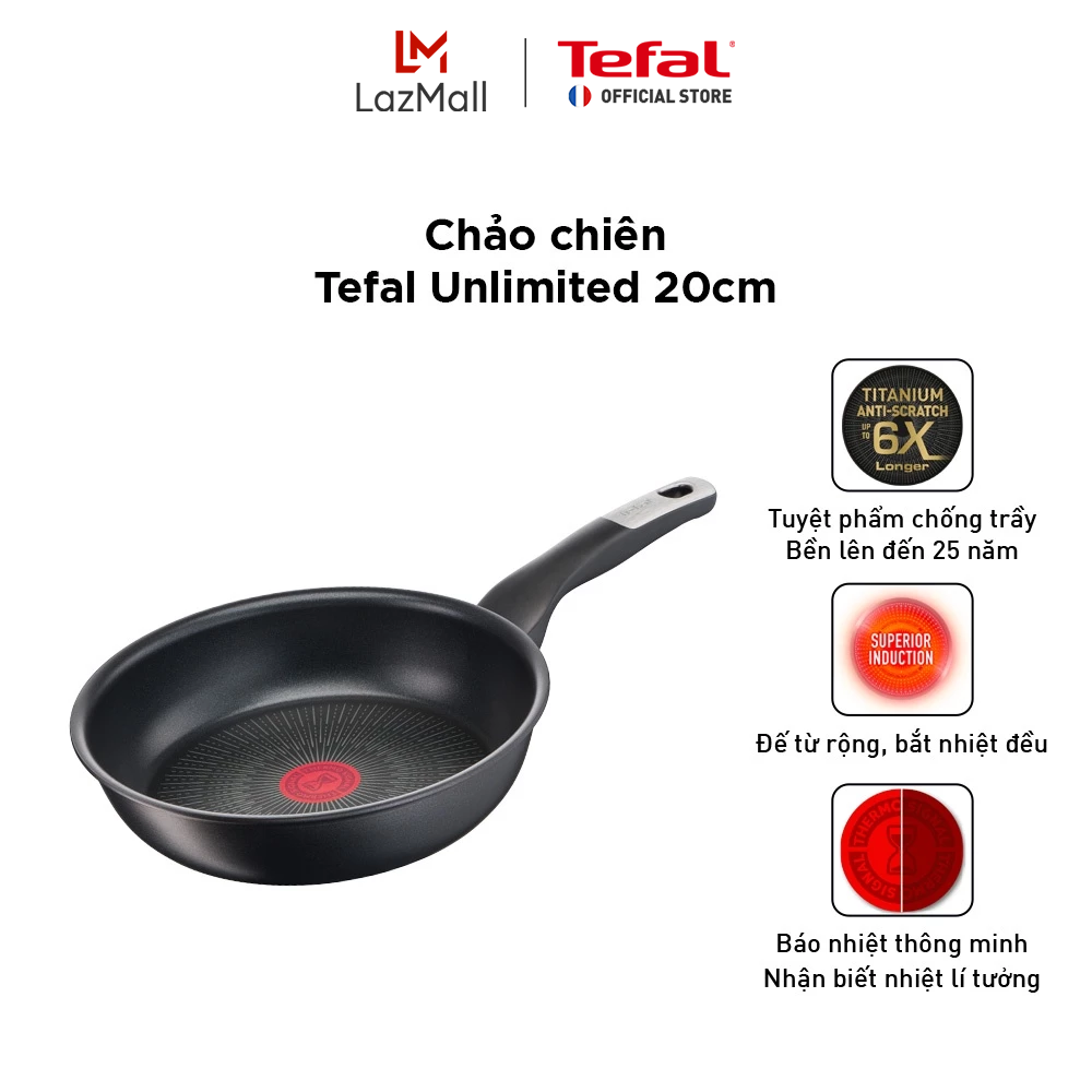 Chảo chiên Tefal Unlimited 20cm - Hình ảnh 3
