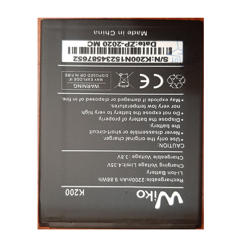 Pin Wiko SUNNY 3 PLUS K200 K200AG
