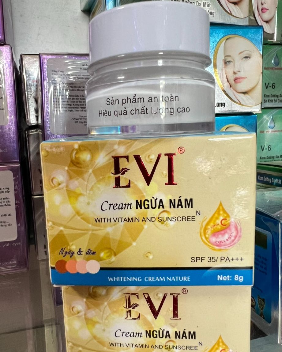 Kem evi ngừa nám 15g mẫu mới 8g
