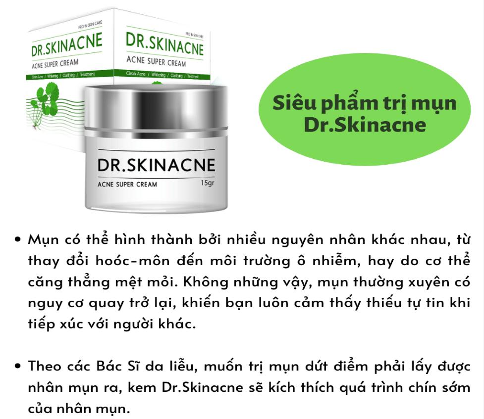 Hộp Kem Ngăn Mụn  Xóa Thâm Dr.Skinacne