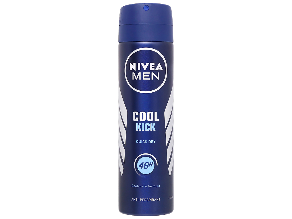 Xịt ngăn mùi Nivea Men Cool Kick mát lạnh 150ml
