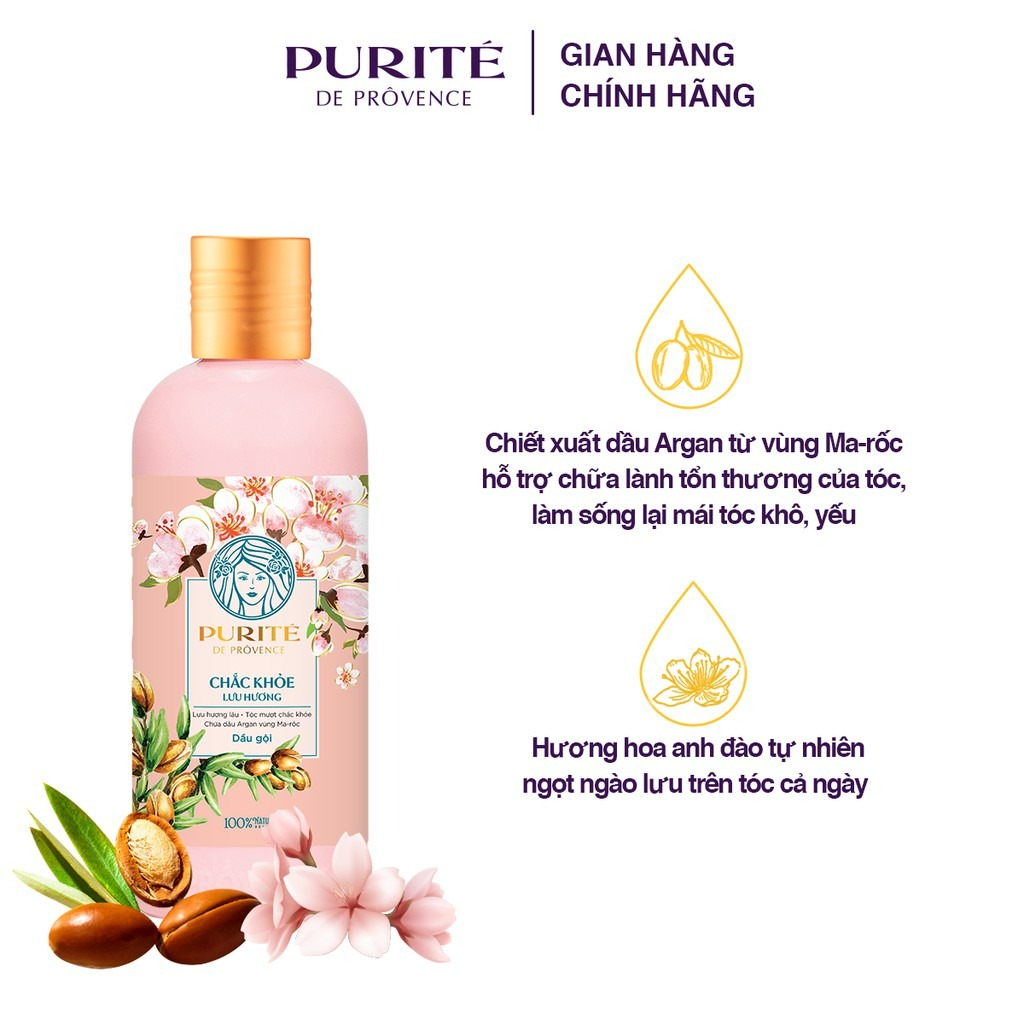 Dầu Gội Purite Lưu hương 180ml
