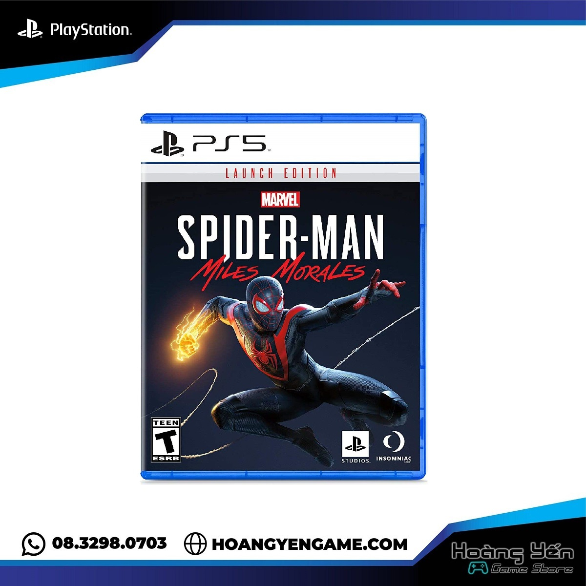 Đĩa game Spider Man Miles Morales Ps5