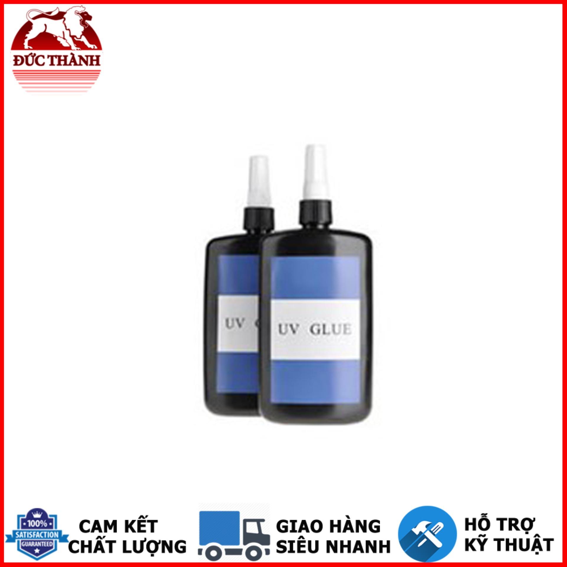 Keo UV cao cấp chuyên dán mica, kính, thép trong suốt 250ml