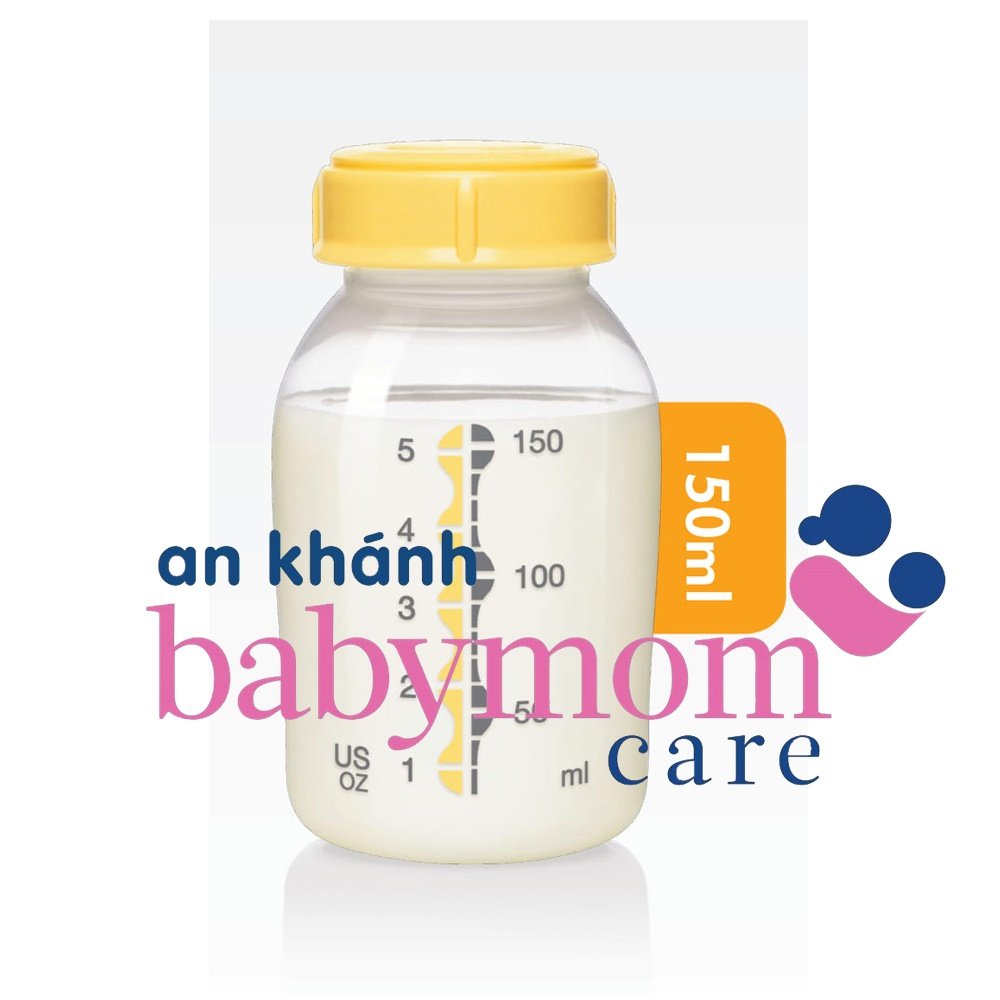 Bình trữ sữa 150 ml in màu