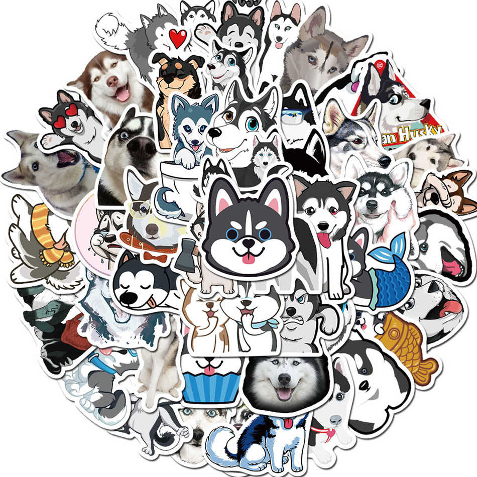 Set 30-60 Sticker Chó Husky
