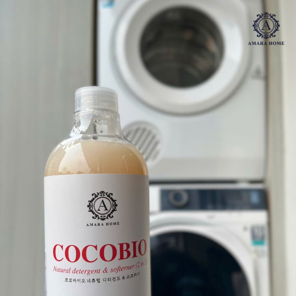 Nước Giặt Xả Organic 2in1 AMARA HOME COCOBIO | Hương Thơm Từ Thiên Nhiên, Không Hoá Chất, Công Nghệ Hàn Quốc