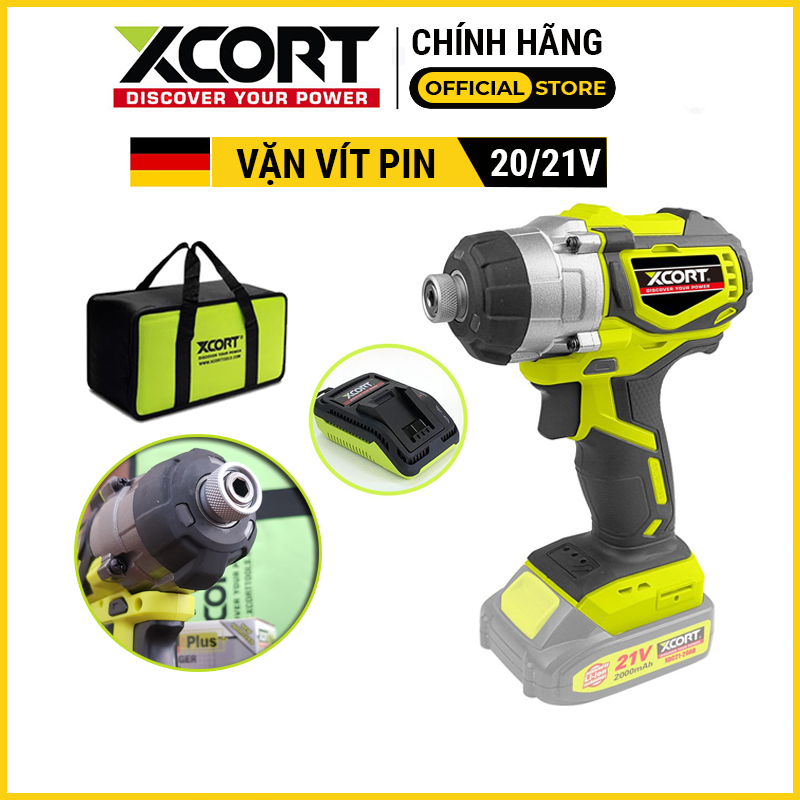 Máy vặn vít dùng pin-Máy vặn vít XCORT 20/21V [CHÍNH HÃNG]