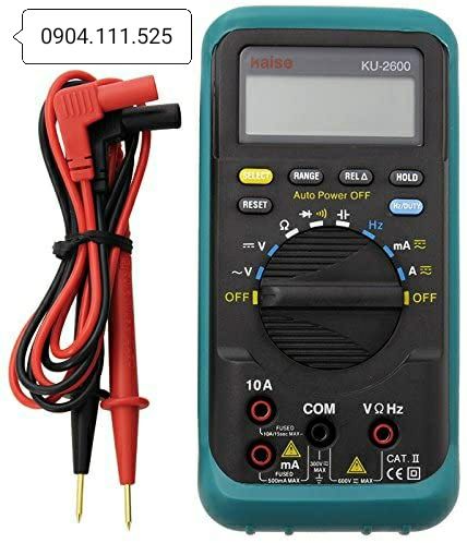 [HCM]Đồng hồ đo điện vạn năng Kaise KU-2600