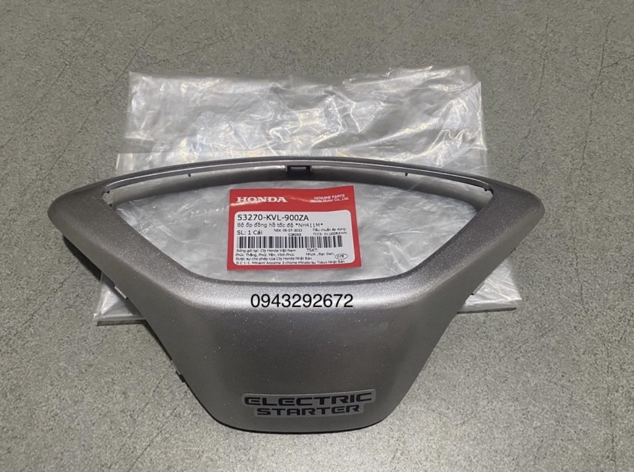 Ốp Đồng Hồ Fu Neo Bạc Honda ( 53270KVL900ZA )