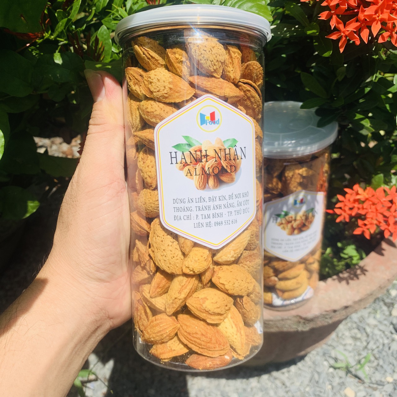Hạnh Nhân Rang Bơ | Hũ 500.Gram