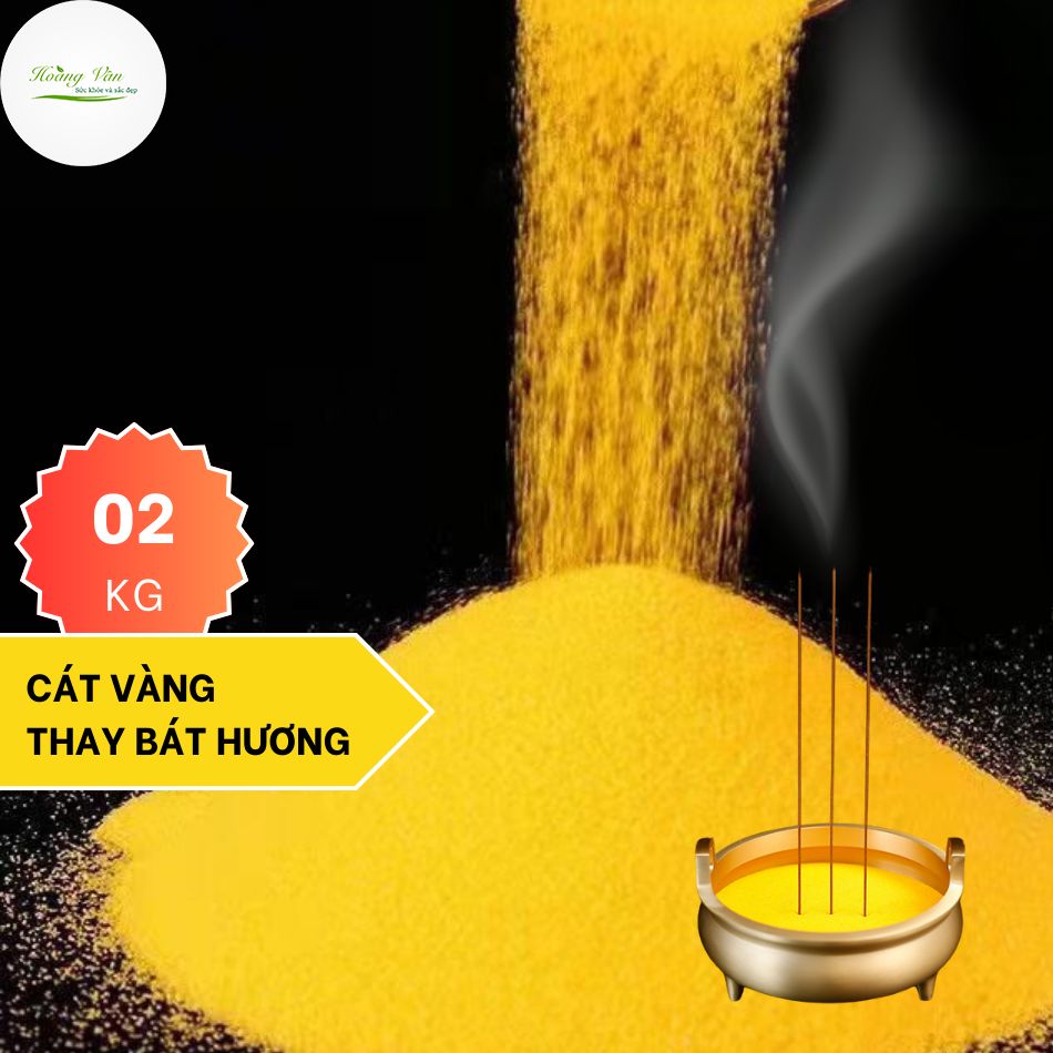 [02 Kg] Cát vàng thay bát hương