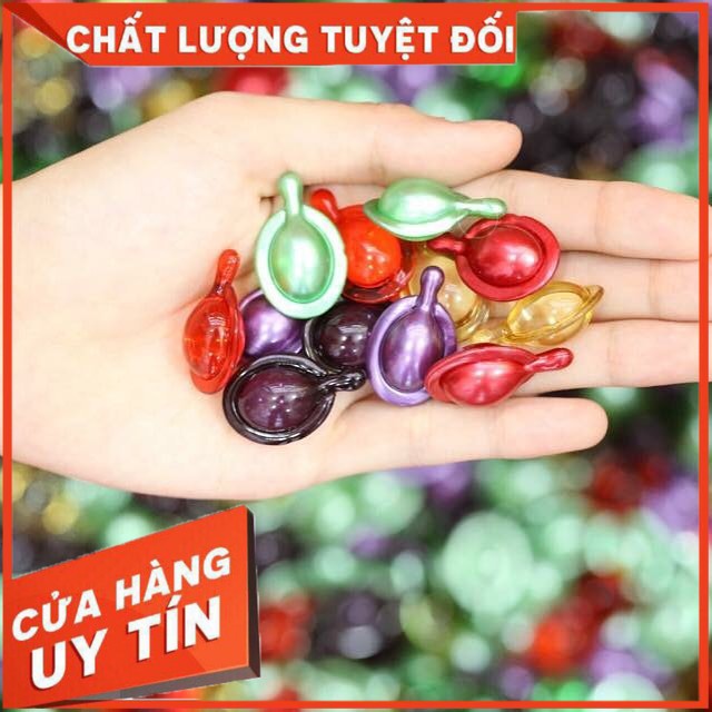 Viên serum dưỡng tóc menas hair thái lan phục hồi tóc khô , hư tổn , mềm mượt tóc
