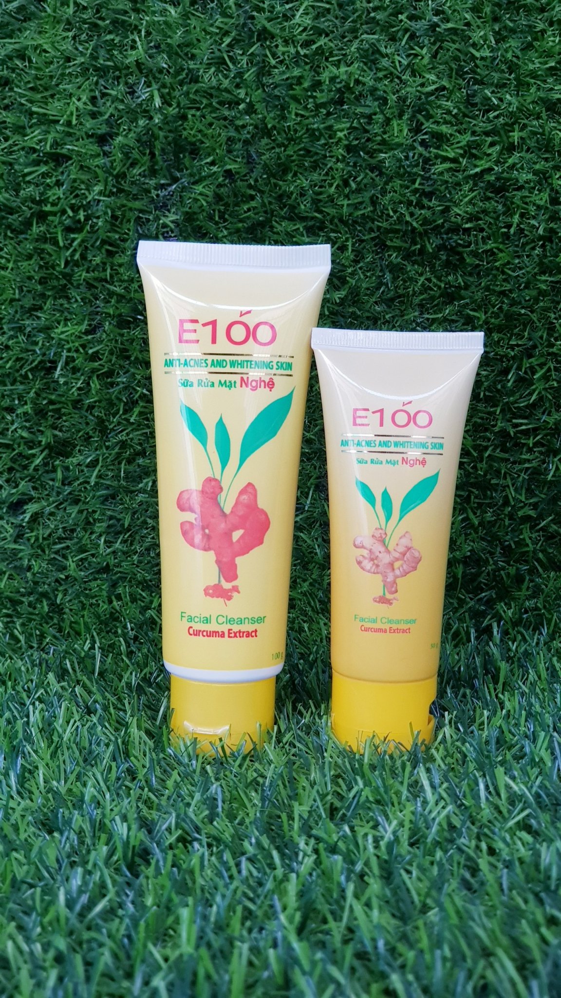 [HCM]sữa rửa mặt E100 nghệ