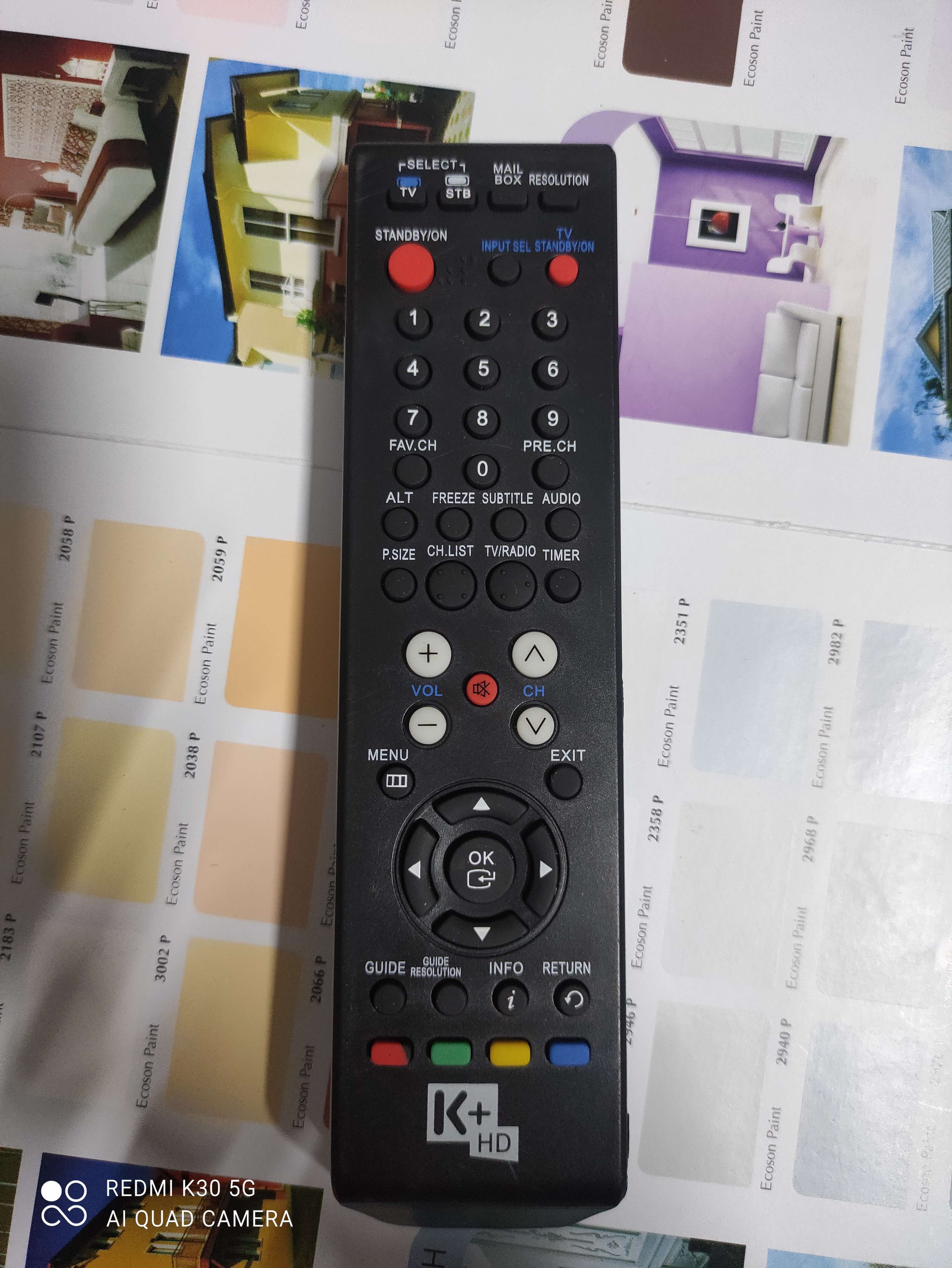 REMOTE ĐIỀU KHIỂN ĐẦU THU K+ HD