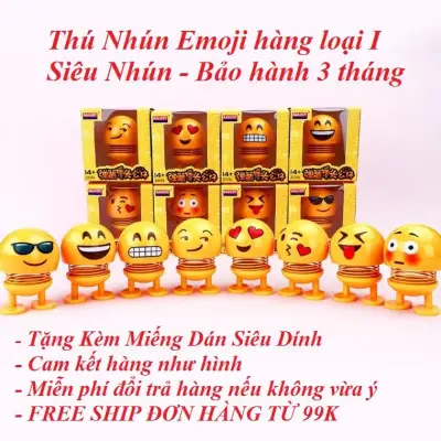 [HCM]Thú Nhún Emoji Icon Ngộ Nghĩnh - Thú Nhún Lò Xo - Emoji Lò Xo Đồ Chơi Giảm Stress ( Giao Hàng Mẫu Ngẫu Nhiên )