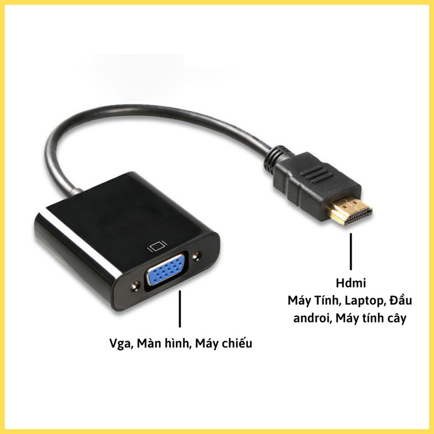 Cáp chuyển đổi HDMI to VGA chất lượng cao