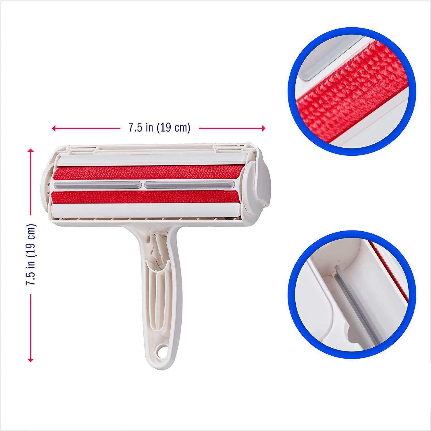 Cây Lăn Lông Từ Tính Tĩnh Điện, Lăn Sạch Bụi & Lông Thú Cưng