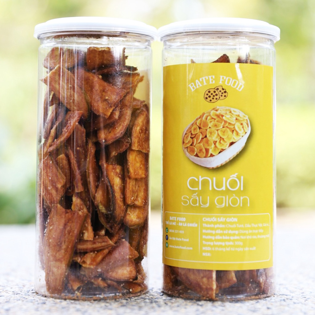 Chuối Sấy Mè Gừng, Thơm Ngon Giòn Rụm