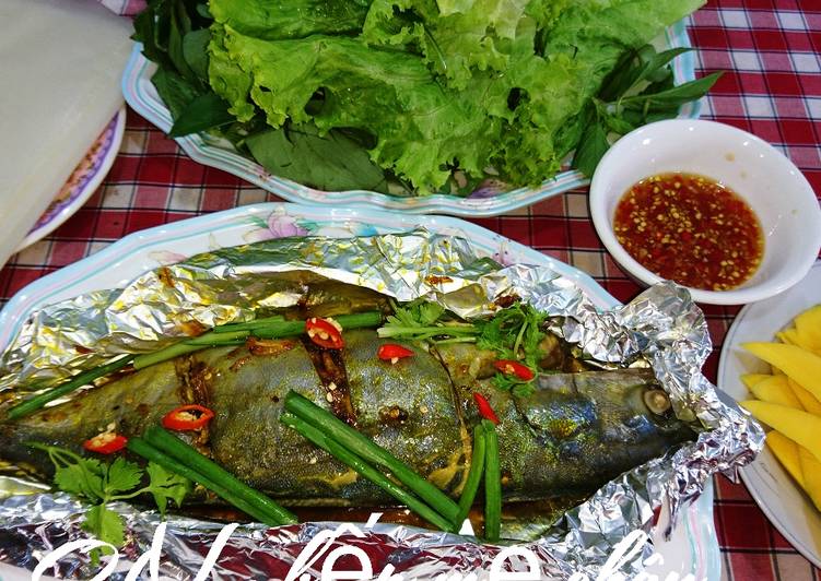Cuộn giấy bạc nướng thức ăn
