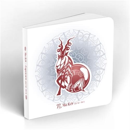Sổ Tay/Notebook: Cung Hoàng Đạo - Ma Kết ( Trắng)