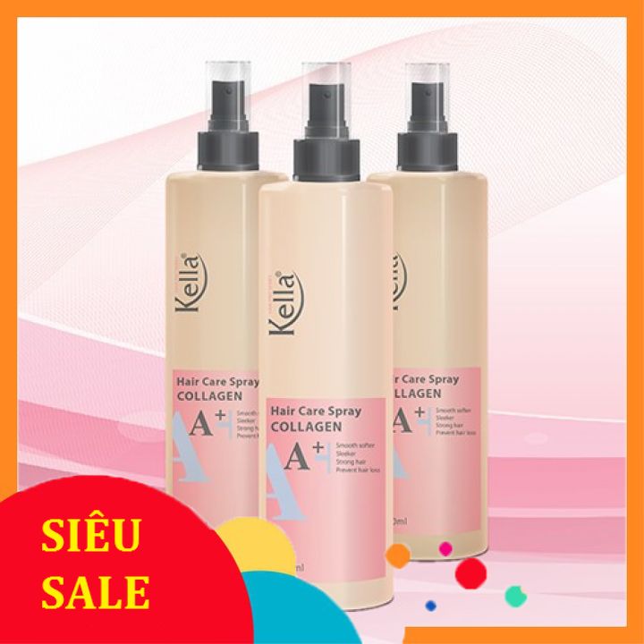Xịt dưỡng tóc Kella Collagen A+ 200ml