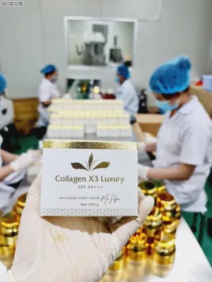 [HCM]Kem Body Collagen X3 Luxury Mix Saffron Đông Anh 250g Trắng Sáng Da Chống Nắng