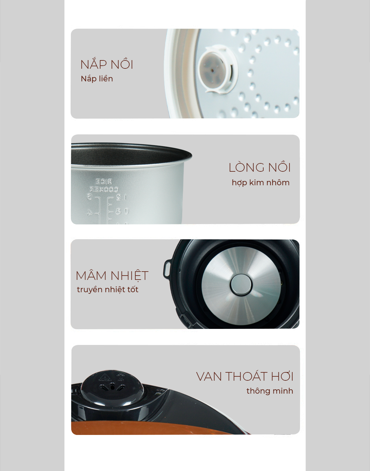 Nồi cơm điện 1.2L Sato 12A039