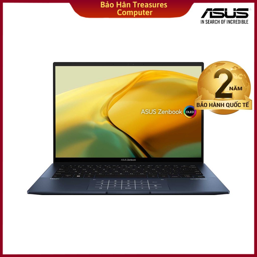 Laptop asus zenbook ux3402za-km221w i7 1260p/16gb/512gb/14 "oled 2.8k/win 11-genuine goods