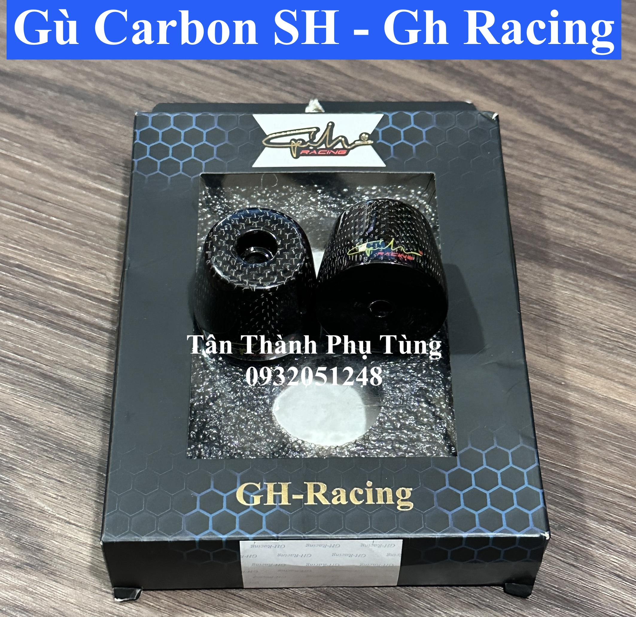 Gù SH Carbon màu đen- GH Racing