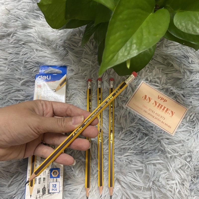 Bút chì gỗ c004-2b deli 1 cây