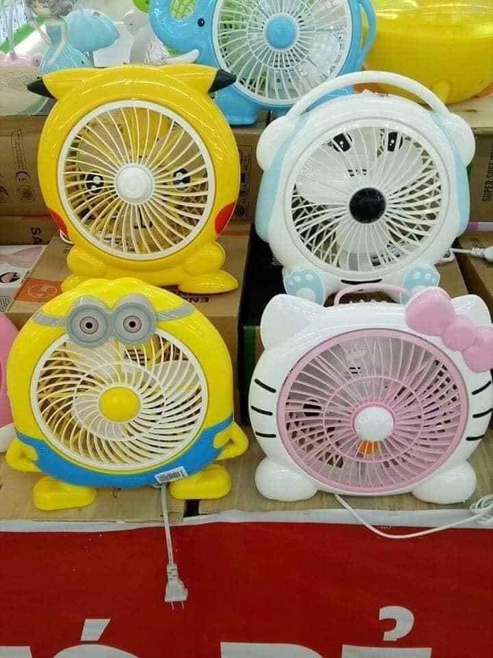 Quạt Cắm Điện Mini Hình Thú Cute Giá Lẻ #155k