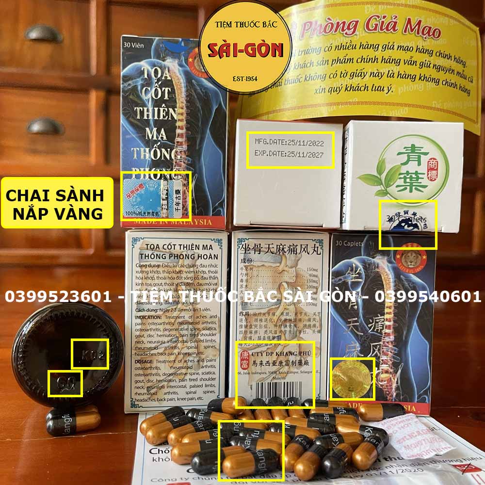 Tọa Cốt Thiên Ma Thống Phong Hoàn (HÀNG XỊN DATE MỚI VIÊN CÓ CHỮ)