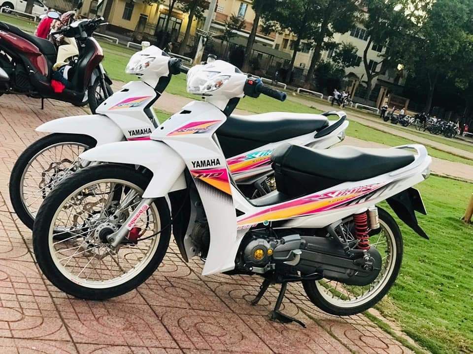 Tem xe sirius dán xe trắng