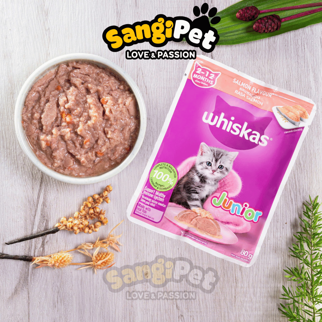 Combo 14 Gói Pate WHISKAS 80g Cho Mèo, Thức Ăn Mèo Cao Cấp, Tiết Kiệm
