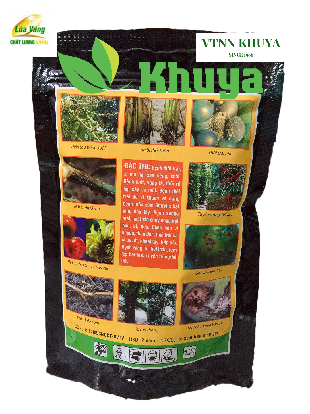 Thuốc trừ bệnh sinh học Acti No Vate 1SP Lúa Vàng 10gr