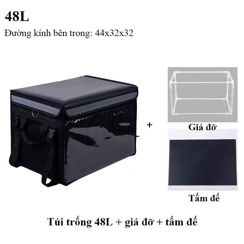 Túi giữ nhiệt shipper Túi giao hàng chống nước Túi giao hàng giữ nhiệt Túi giao hàng xe máy Hộp giao hàng giữ nhiệt