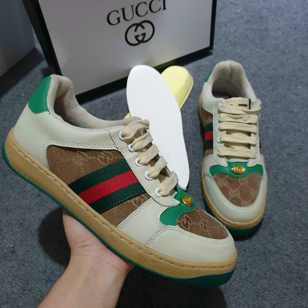 Giày thể thao sneakers GUCCi siêu chất