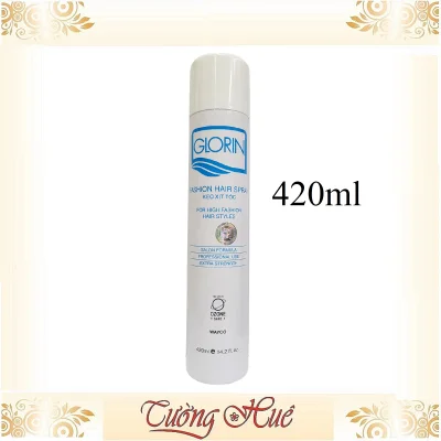 Keo Xịt Tóc Glorin Fashion Hair Spray - 420ml - Trắng