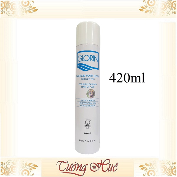 Keo Xịt Tóc Glorin Fashion Hair Spray - 420ml - Trắng nhập khẩu