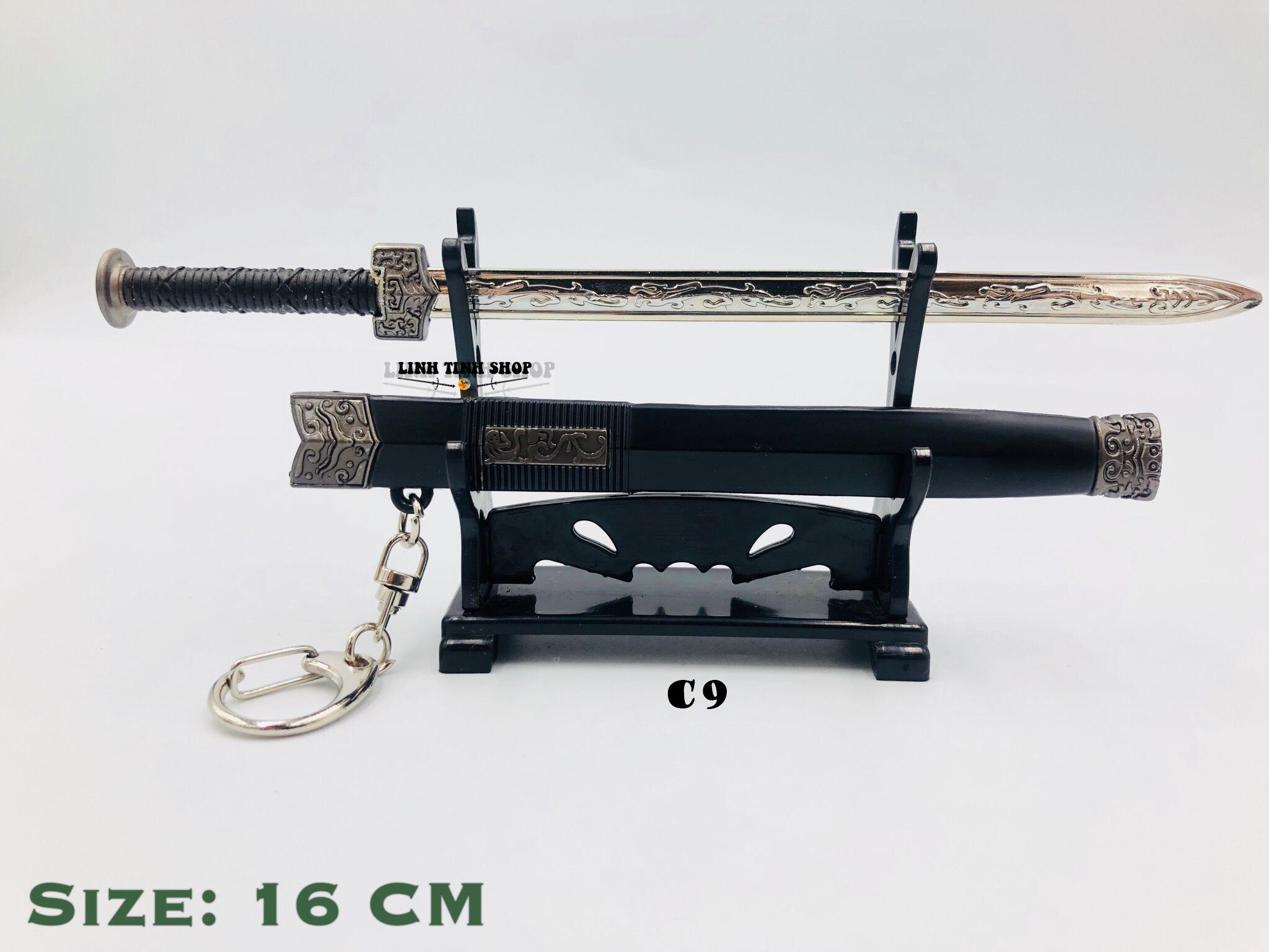 Móc khóa kiếm hán cổ trung hoa