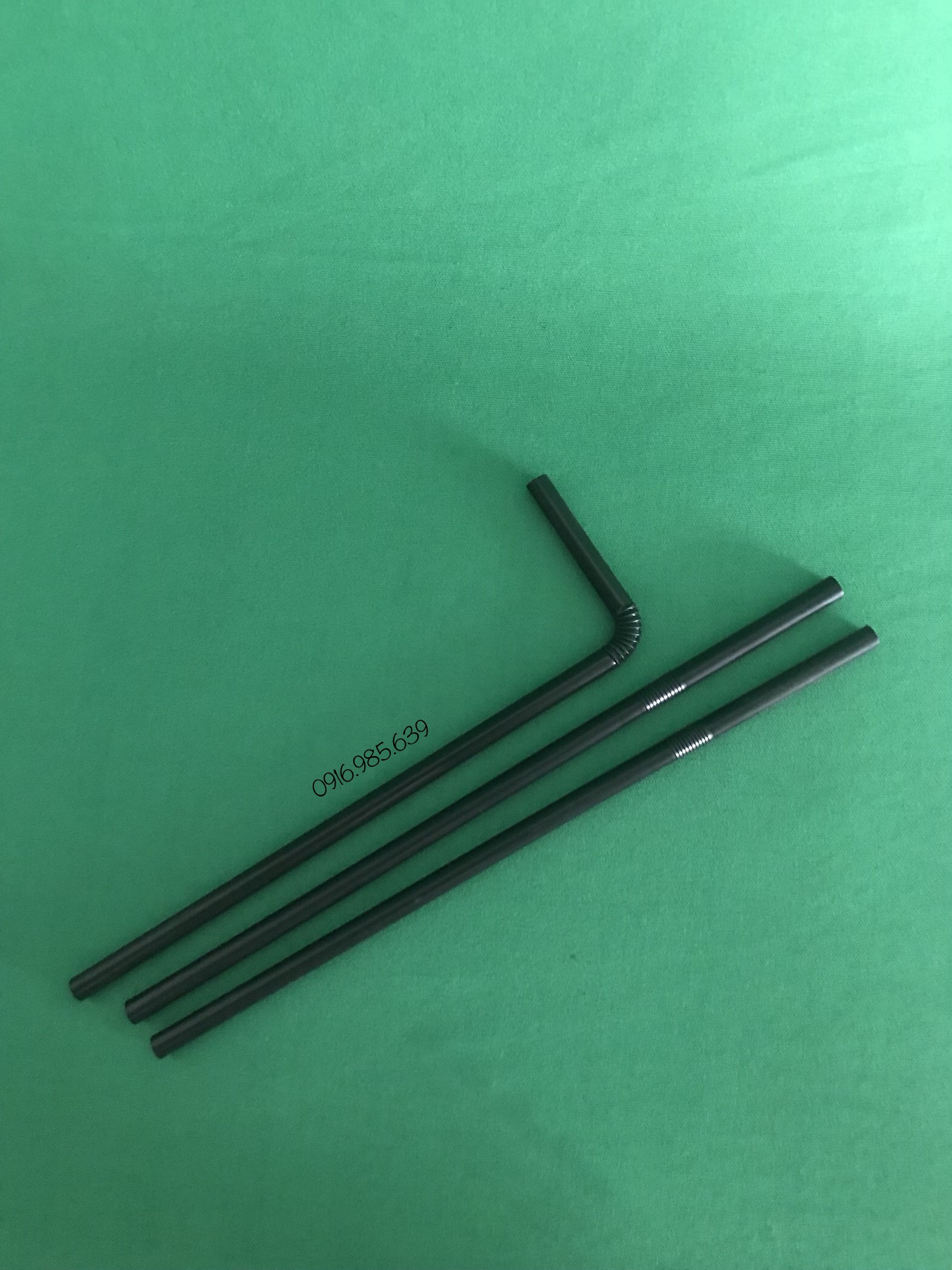 20 BỊCH ỐNG HÚT CONG ĐEN