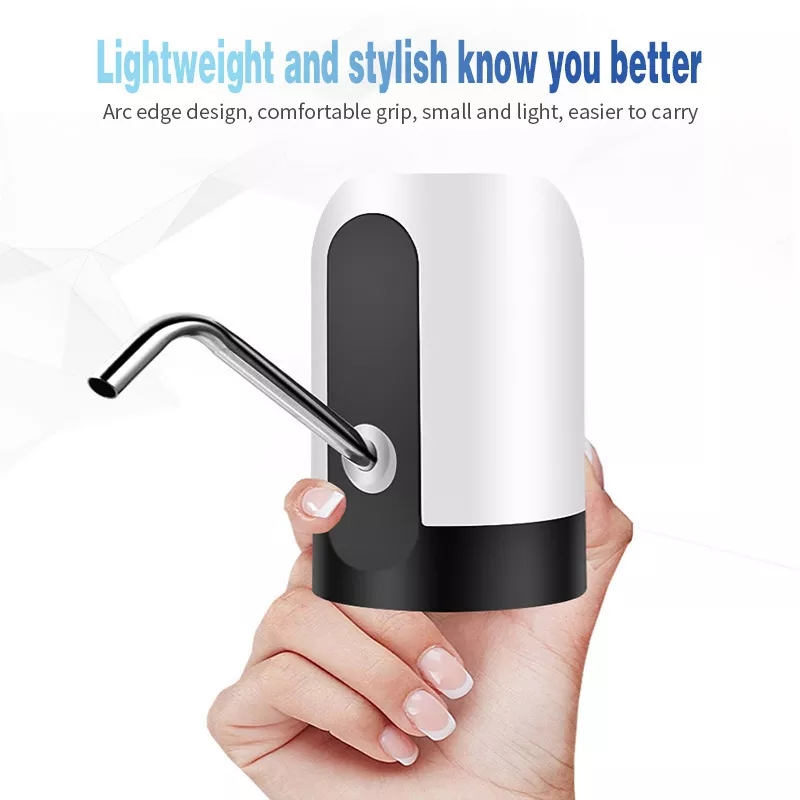Bộ hỗ trợ bơm rót nươc tự động xài pin sạc -  Vòi bơm nước tự động Bình bơm rót nước tự động-  dụng cụ lấy nước