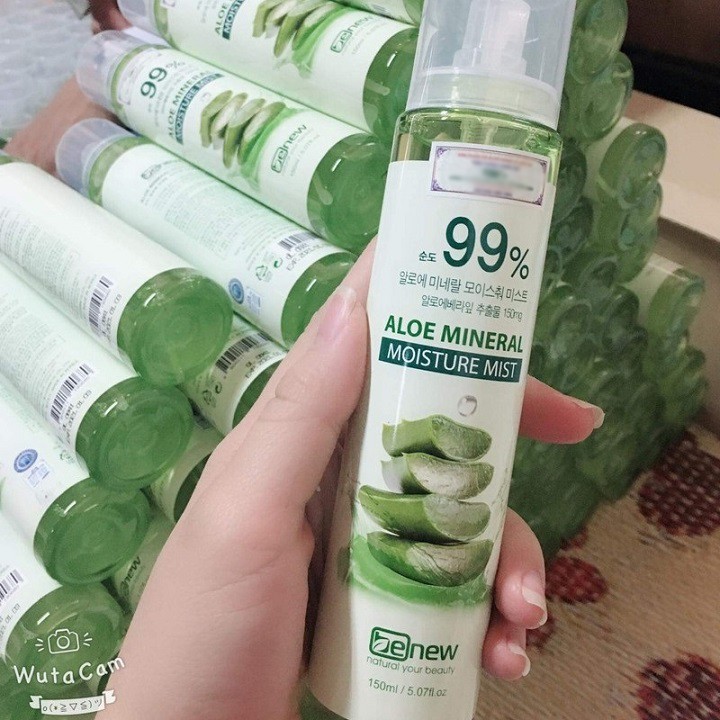 Xịt khoáng cho da khô, mụn Lô hội (150ml)